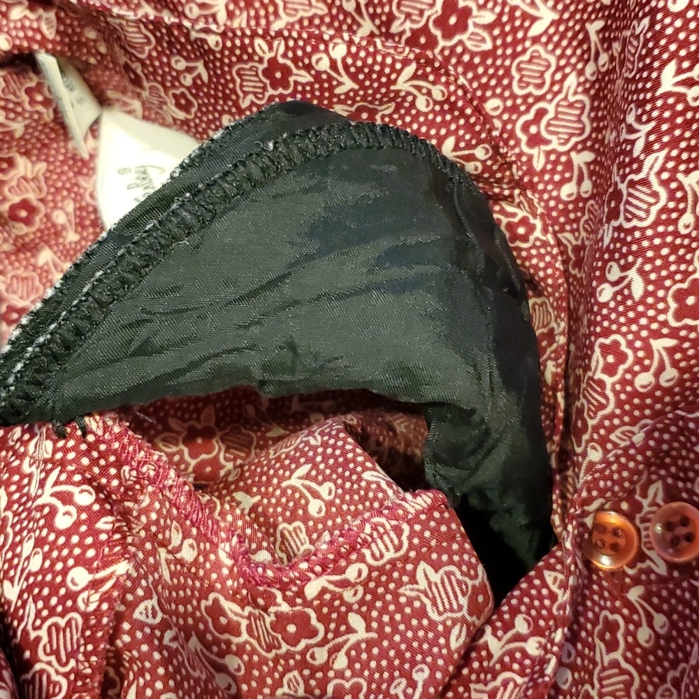 Vintage Diane Von Furstenberg Floral Peplum Blouse Top Size M - Picture 9 of 9